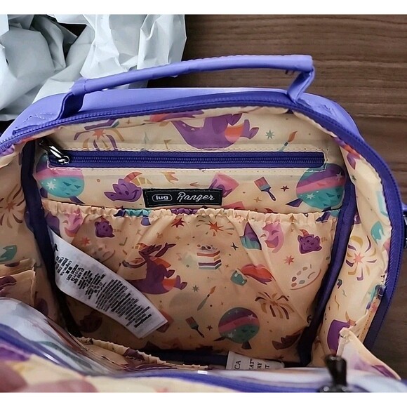 2025 Disney Parks EPCOT Festival of the Arts Figment Lug Crossbody NWT Ranger - Picture 8 of 11